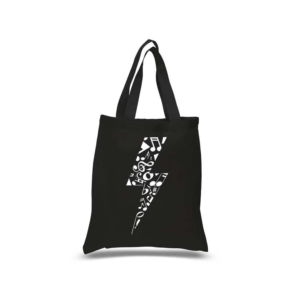 Small Word Art Tote Bag - Lightning Bolt